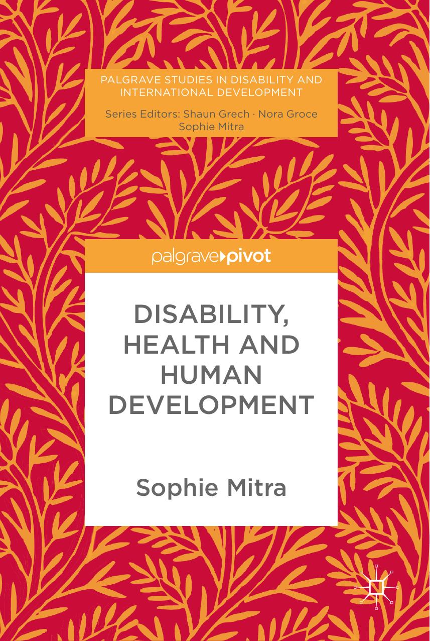 Disability Health And Human Development Sophie Mitra