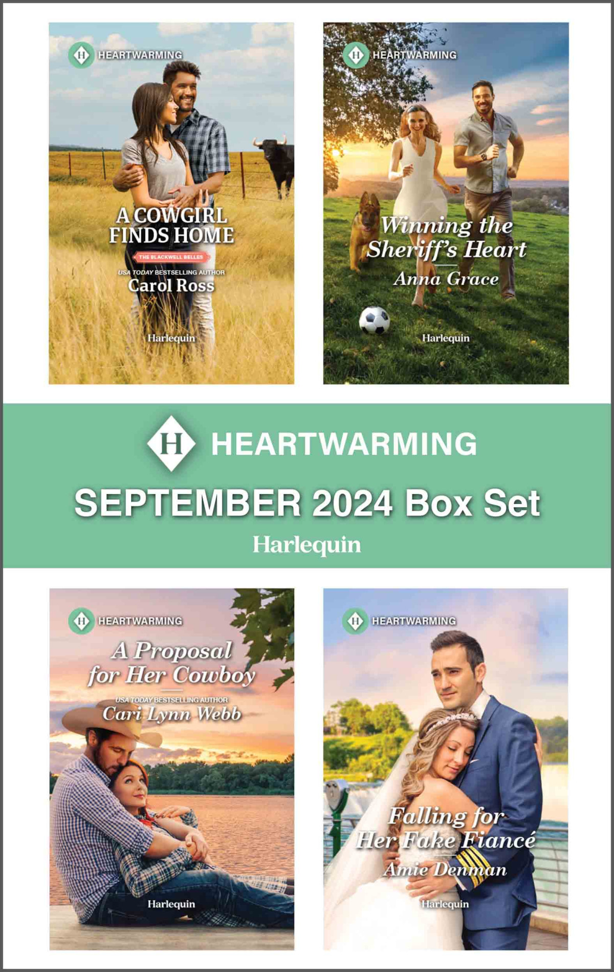 Harlequin Heartwarming September 2024 Box Set Carol Ross Anna Grace