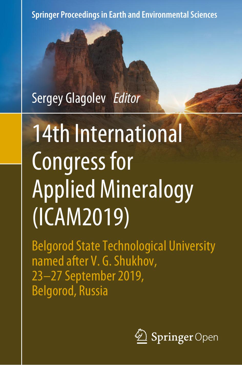 14th International Congress For Applied Mineralogy Icam2019 Sergey Glagolev