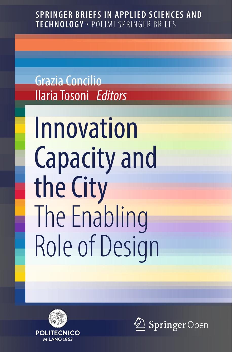 Innovation Capacity And The City Grazia Concilio Ilaria Tosoni