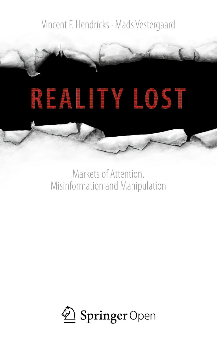 Reality Lost Vincent F Hendricks Mads Vestergaard