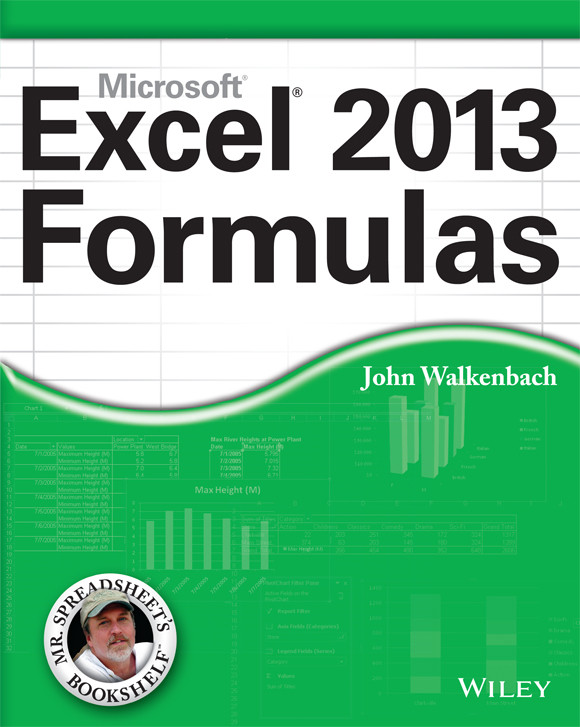 Excel 2013 Formulas John Walkenbach