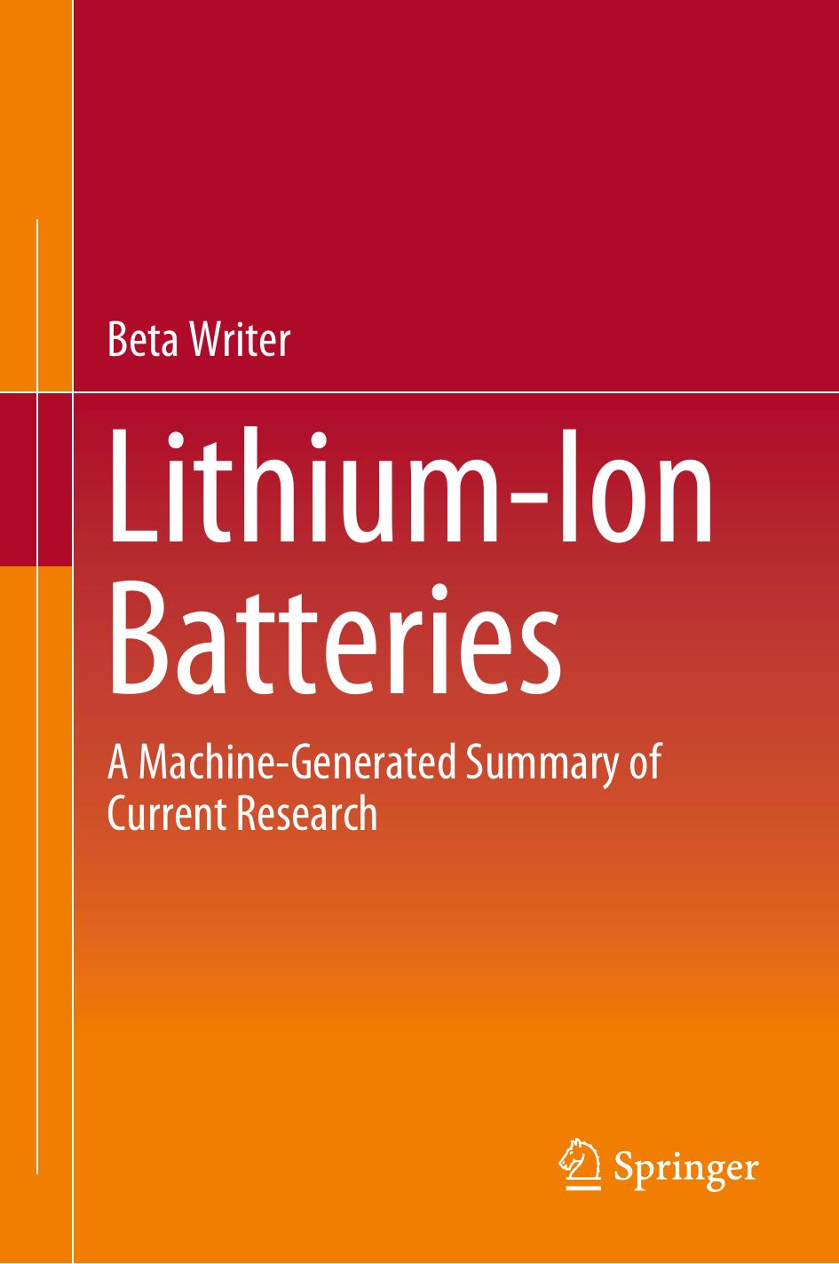 Lithiumion Batteries Beta Writer
