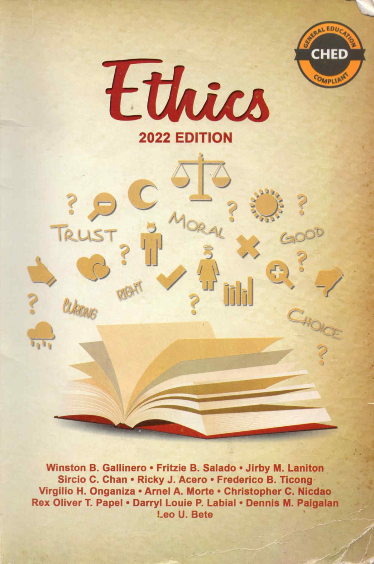 Ethics 2022 Edition 2022th Edition Winston Gallinero Fritzie Salado