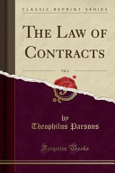 The Law Of Contracts Theophilus Parsons