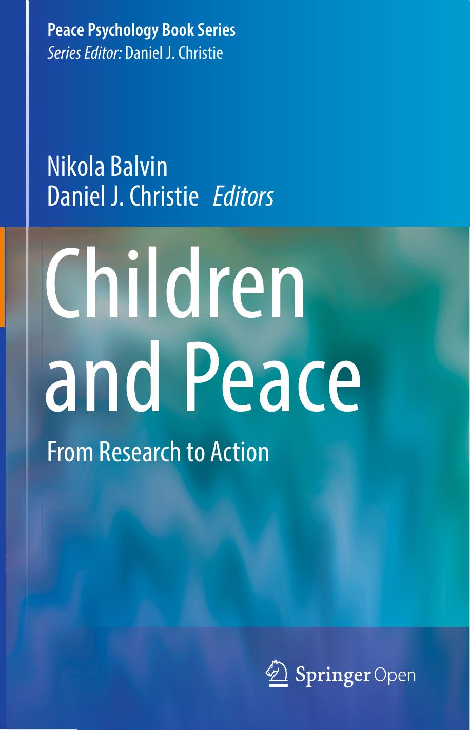 Children And Peace Nikola Balvin Daniel J Christie