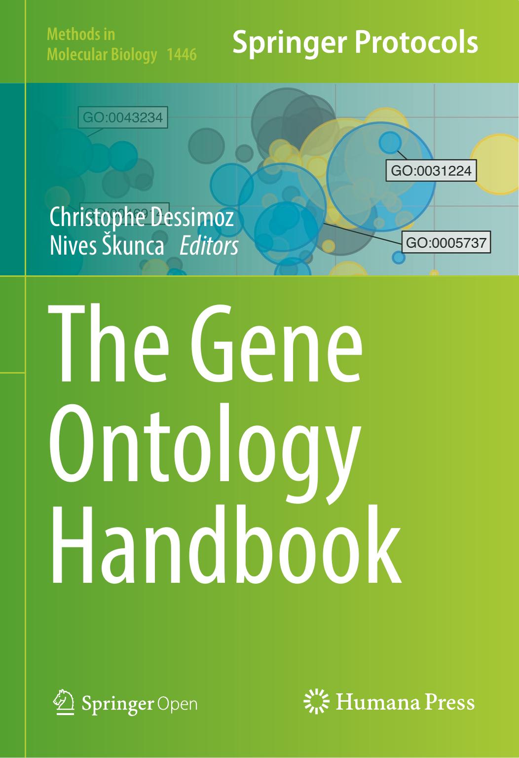 The Gene Ontology Handbook Christophe Dessimoz Nives škunca
