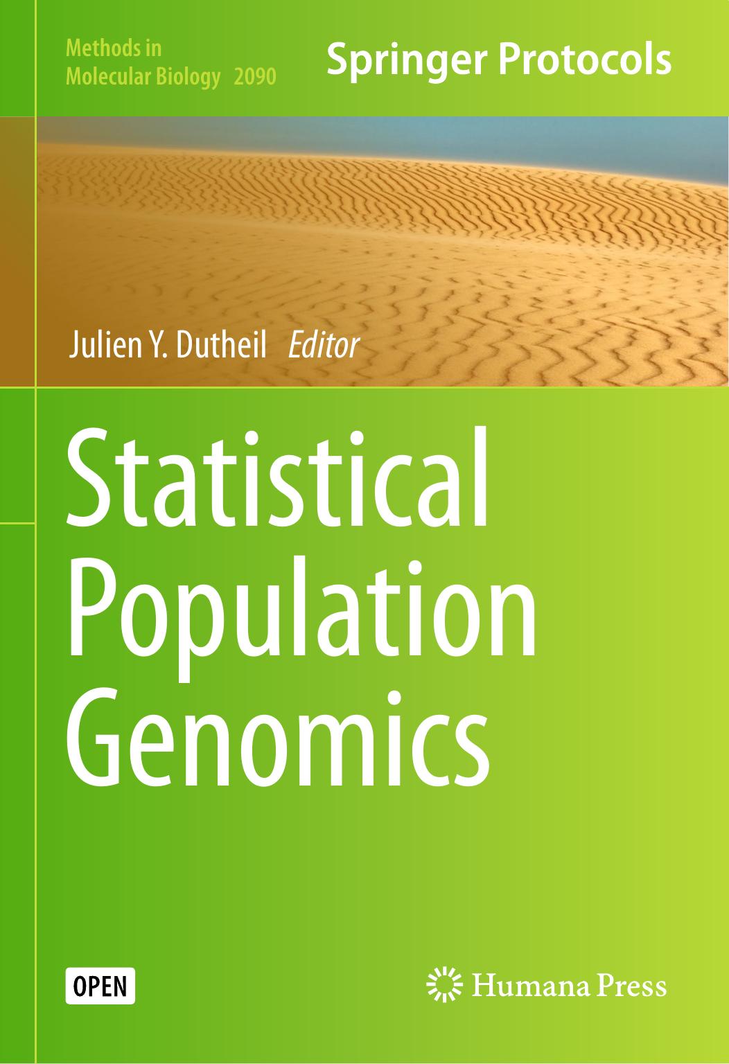 Statistical Population Genomics Julien Y Dutheil
