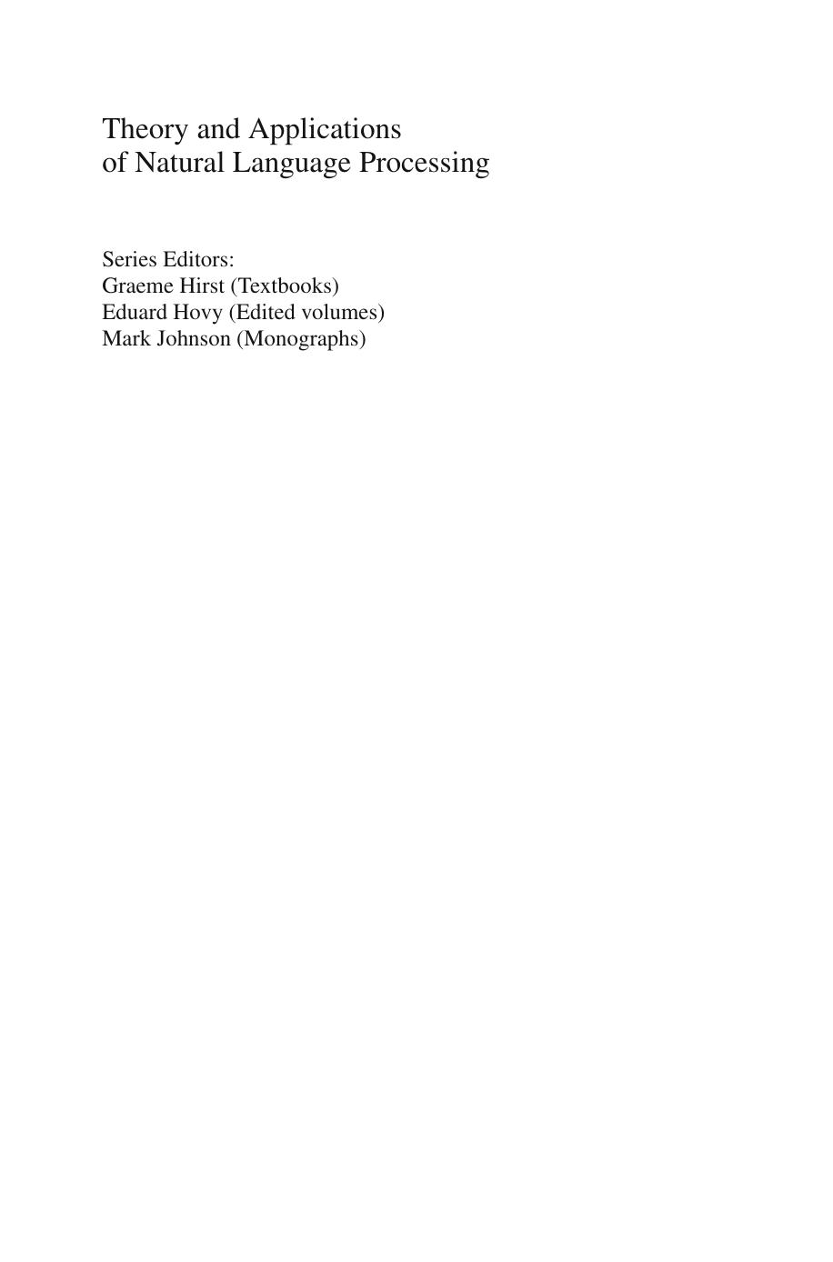 Essential Speech And Language Technology For Dutch Peter Spyns Jan Odijk