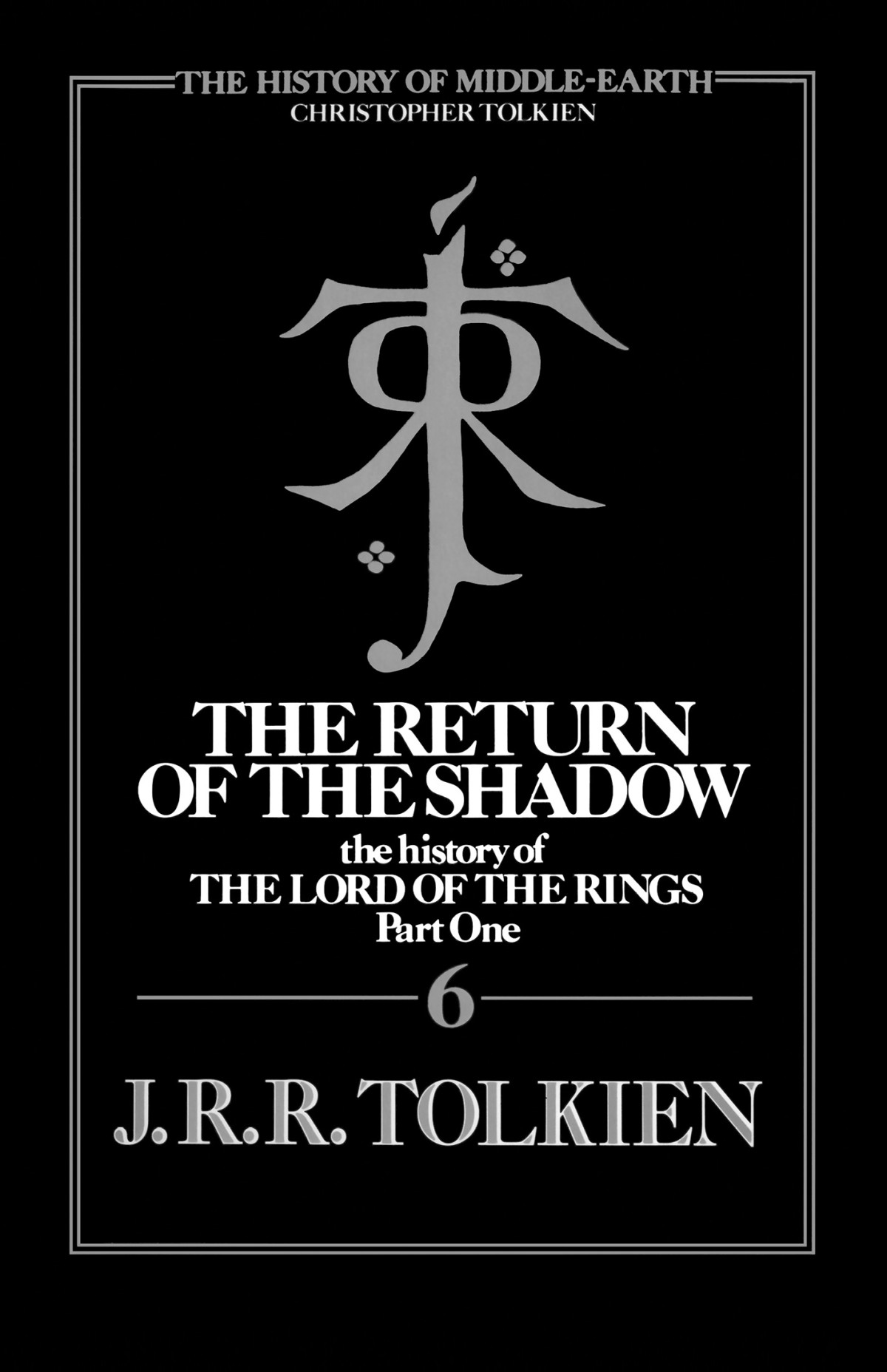 The Return Of The Shadow Jrr Tolkien