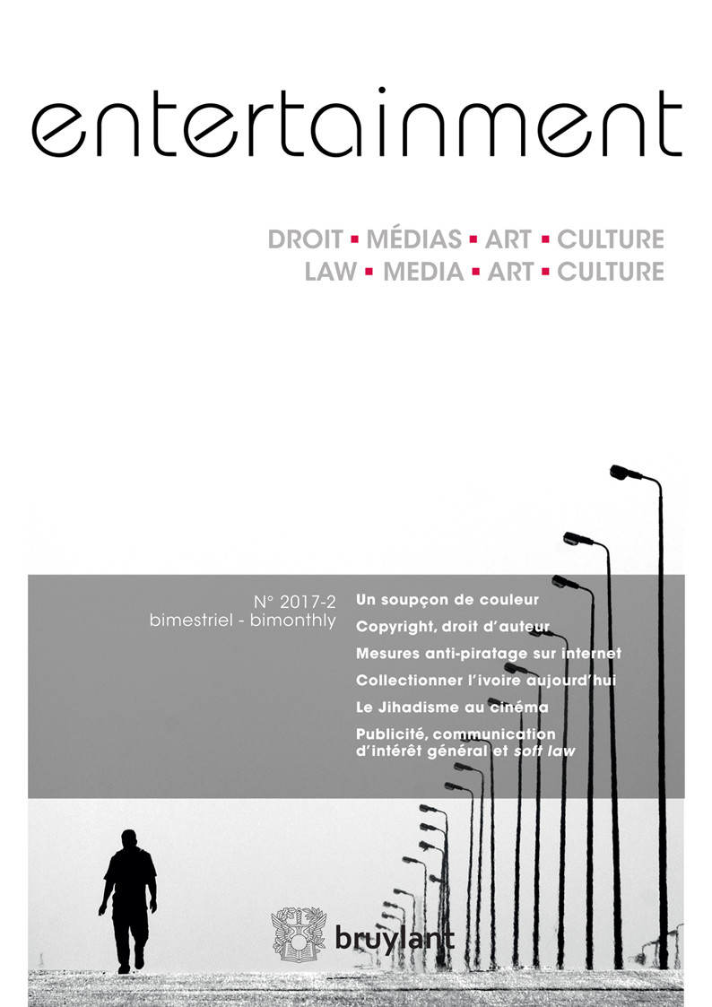 Entertainment Droit Mdias Art Culture 20172 Collectif