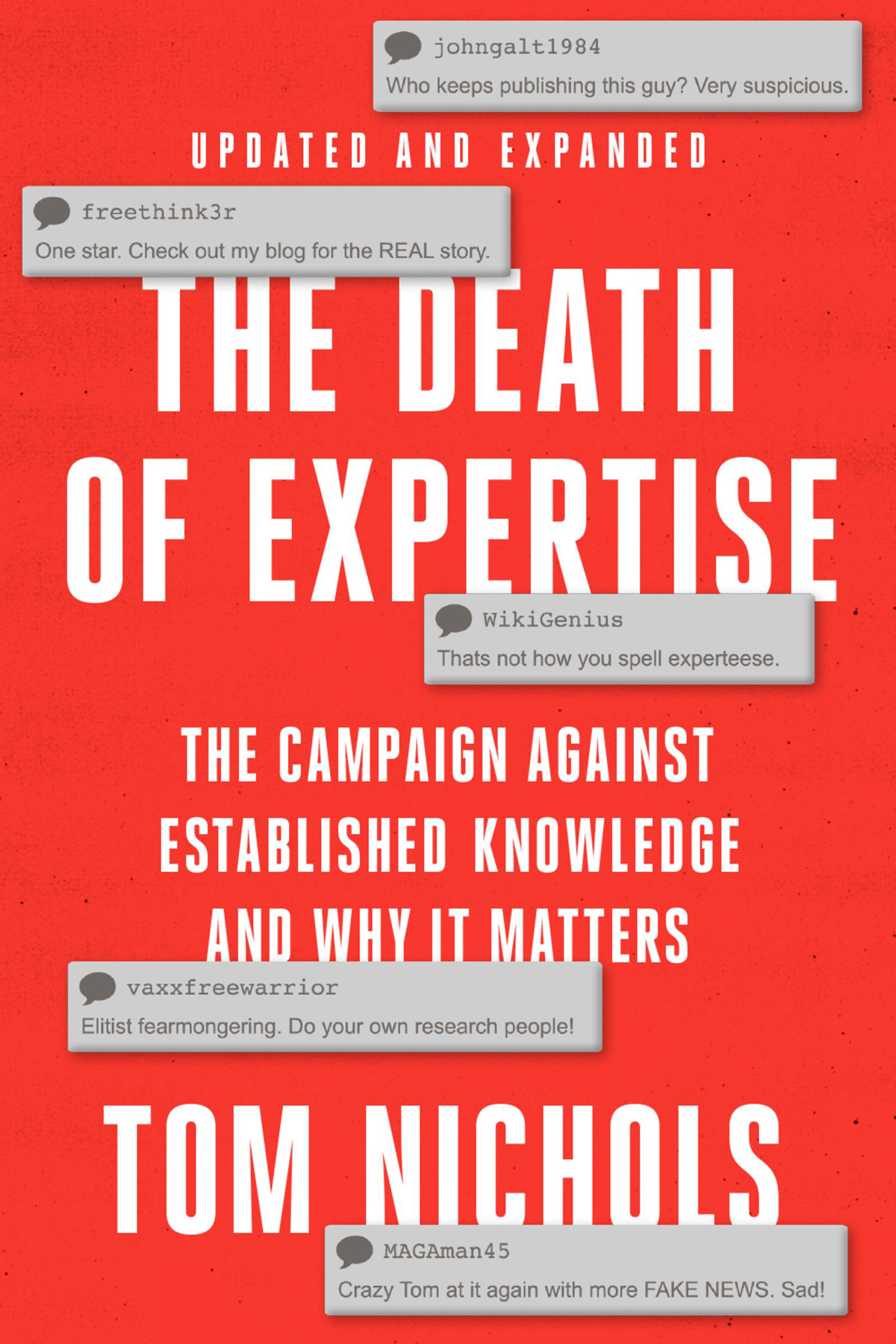 The Death Of Expertise Tom Nichols