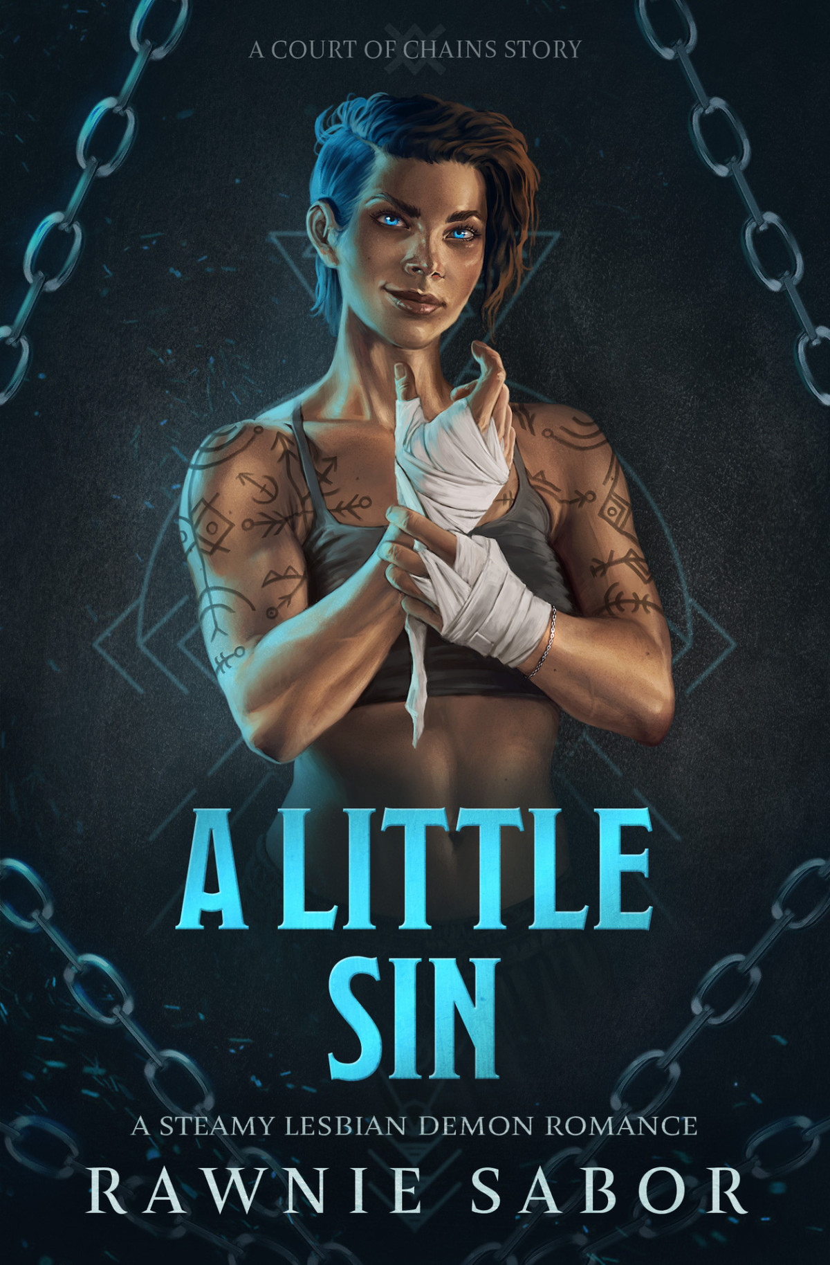 A Little Sin A Steamy Lesbian Demon Romance Court Of Chains Rawnie Sabor