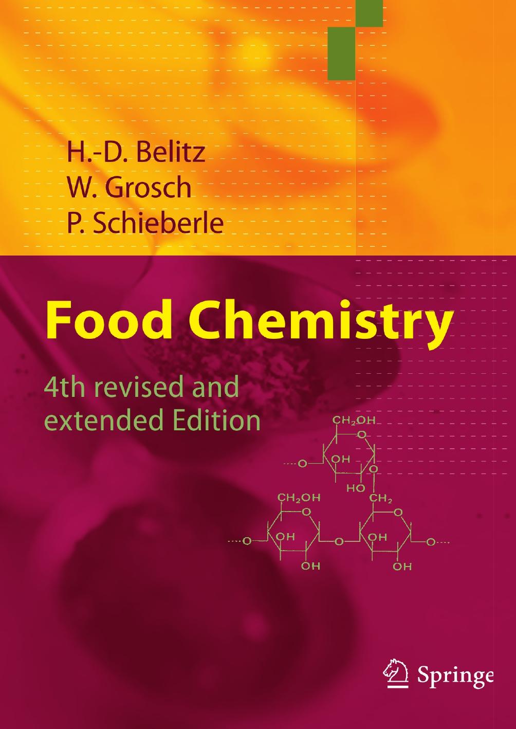 Food Chemistry Hansdieter Belitz Werner Grosch Peter Schieberle