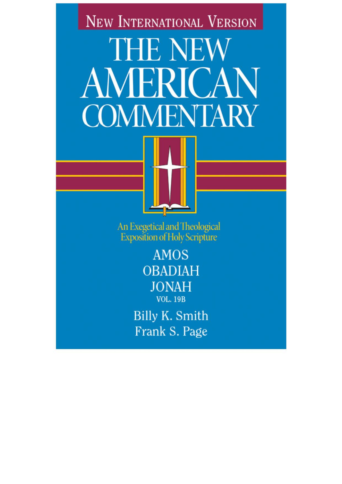 Amos Obadiah Jonah Billy K Smithfrank Page