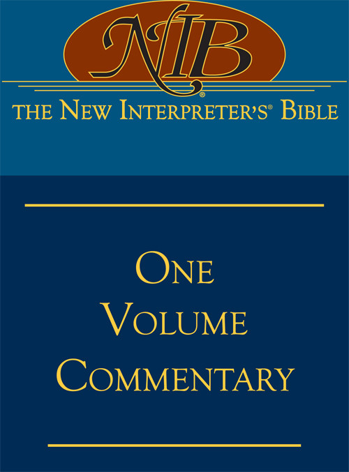 The New Interpreters Bible Onevolume Commentary Petersen David Lgaventa
