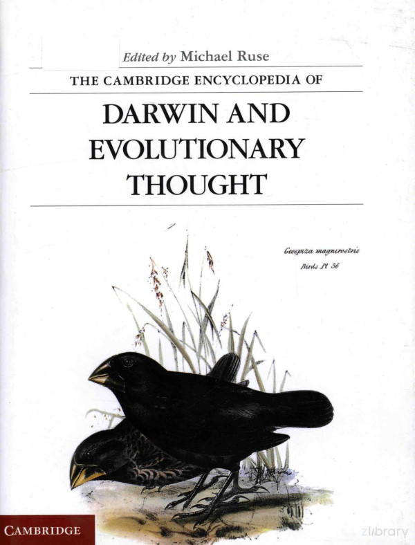 The Cambridge Encyclopedia Of Darwin And Evolutionary Thought 2013th Edition Michael Ruse