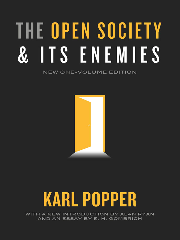 The Open Society And Its Enemies Karl R Popper