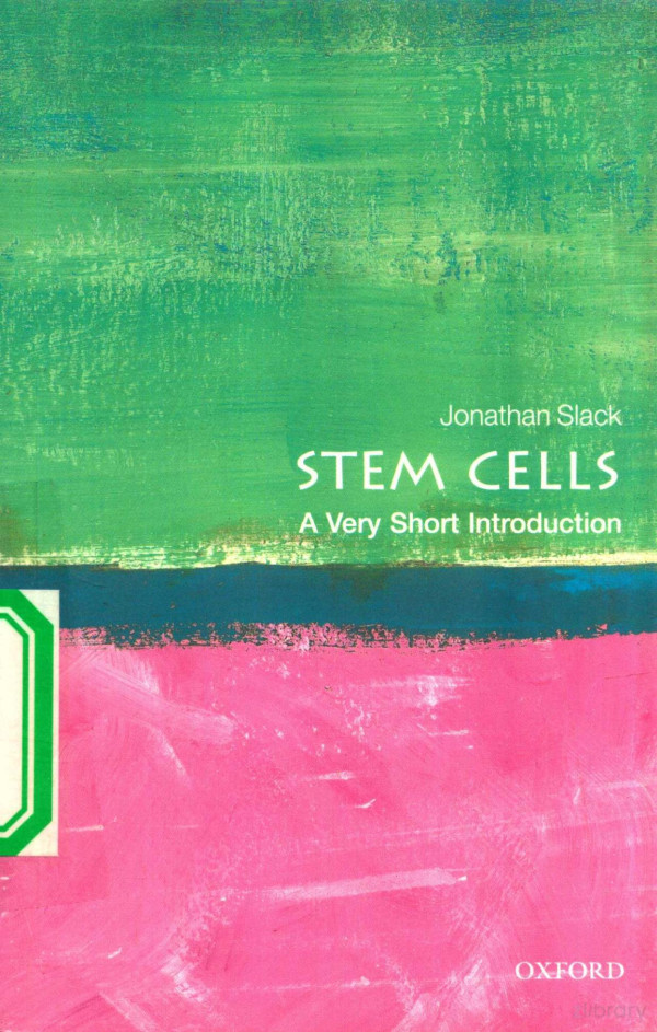 Stem Cellsa Very Short Introduction 2012th Edition Jonathan Slack