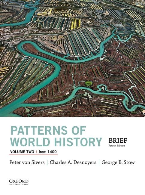 Patterns Of World History Volume Two From 1400 With Sources Patterns Of World History 4th Edition 4th Edition Peter Von Sivers