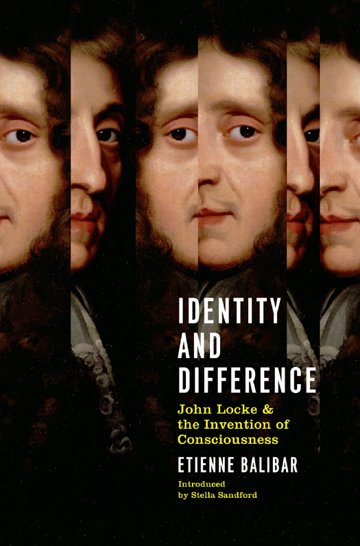 Identity And Difference Etienne Balibar
