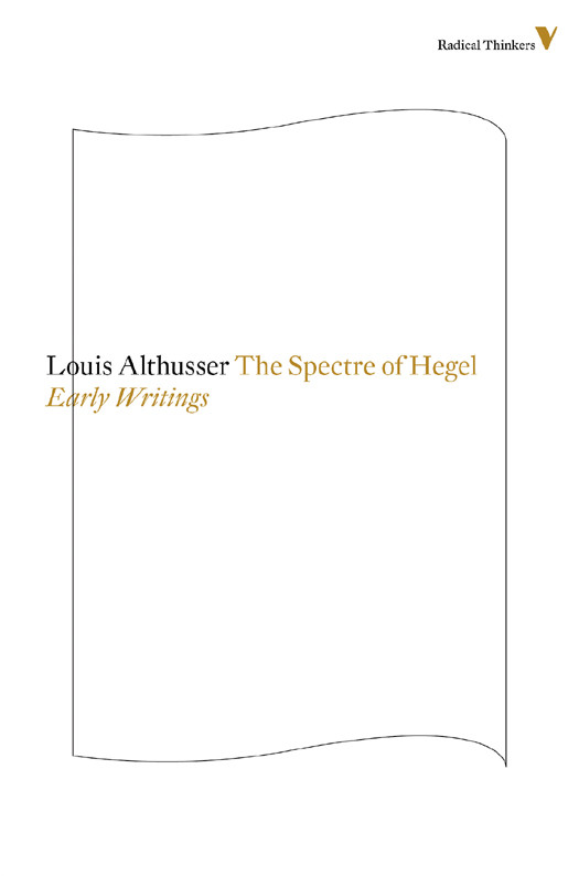 Spectre Of Hegel Louis Althusser