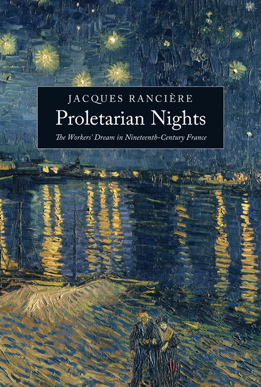 Proletarian Nights Jacques Rancire