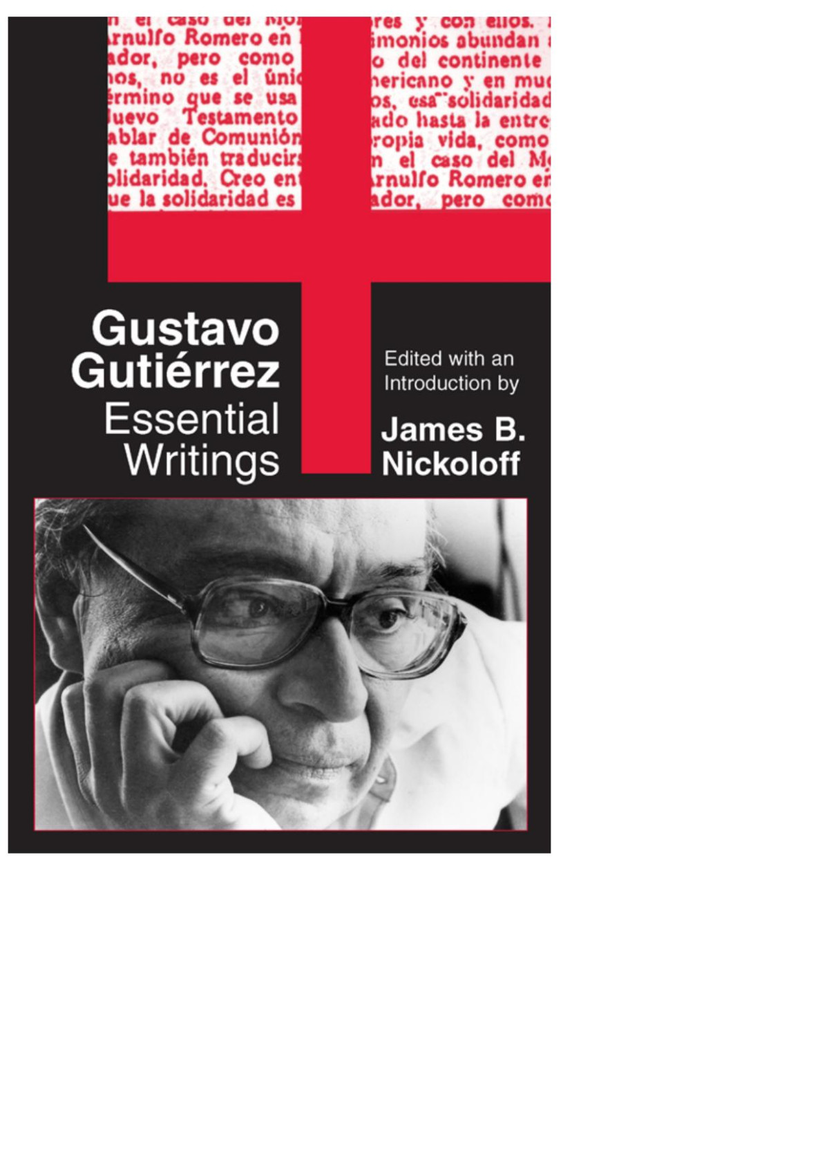Gustavo Gutierrez Essential Writings James B Nickoloff