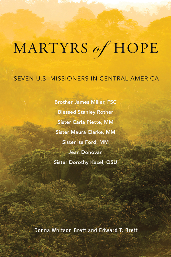 Martyrs Of Hope Brett Donna Whitson