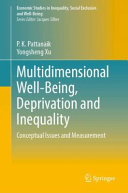 Multidimensional Wellbeing Deprivation And Inequality Conceptual Issues And Measurement P K Pattanaik