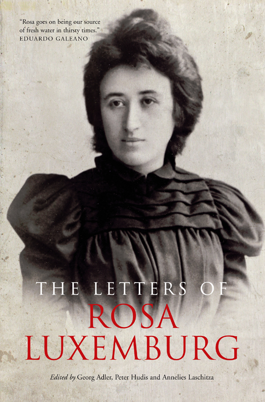 The Letters Of Rosa Luxemburg Rosa Luxemburg Peter Hudis