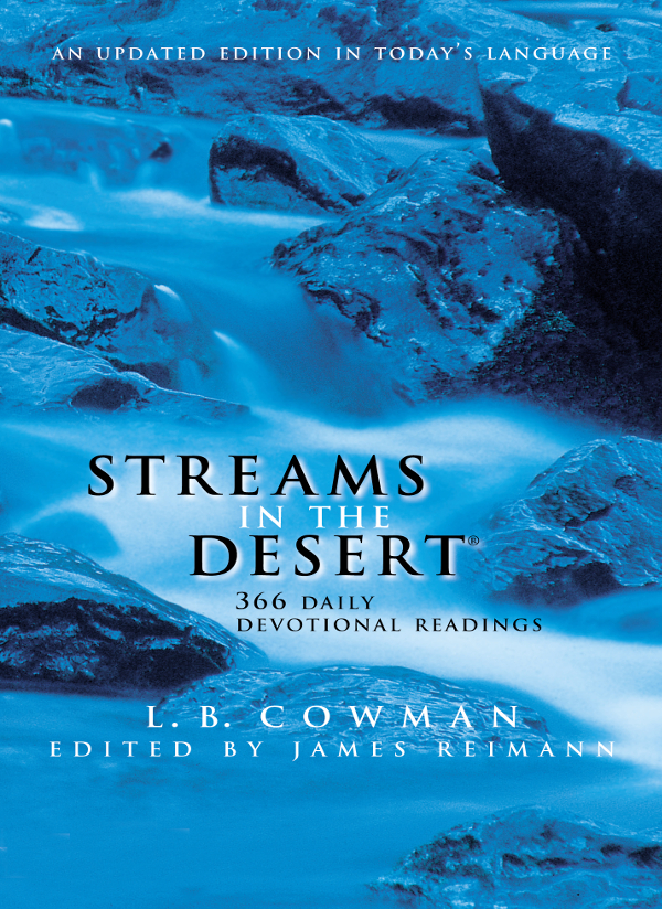 Streams In The Desert L B E Cowmanjim Reimann