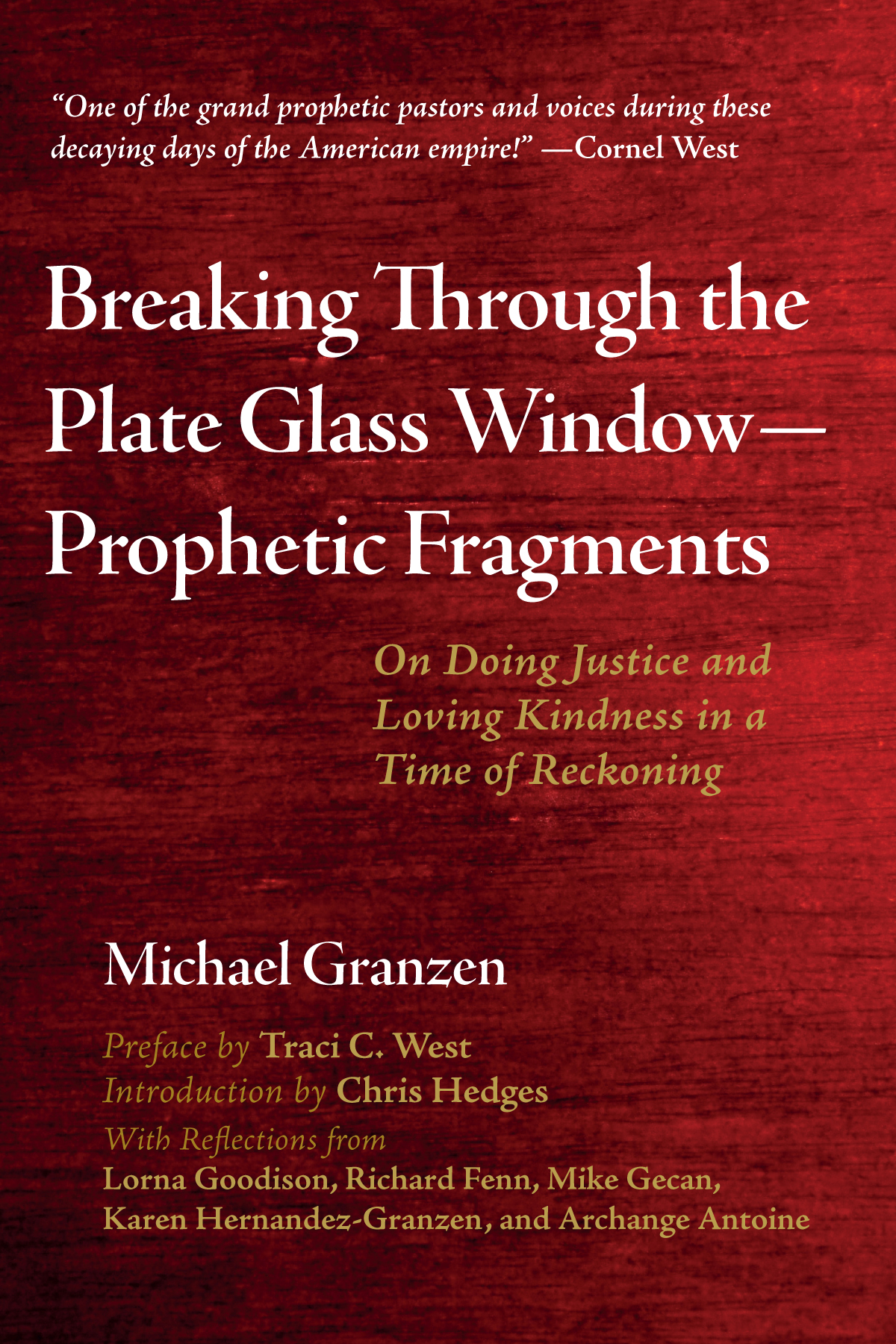 Breaking Through The Plate Glass Windowprophetic Fragments Michael Granzen