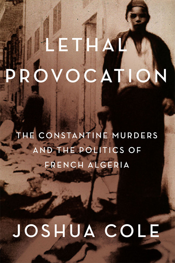 Lethal Provocation Joshua Cole