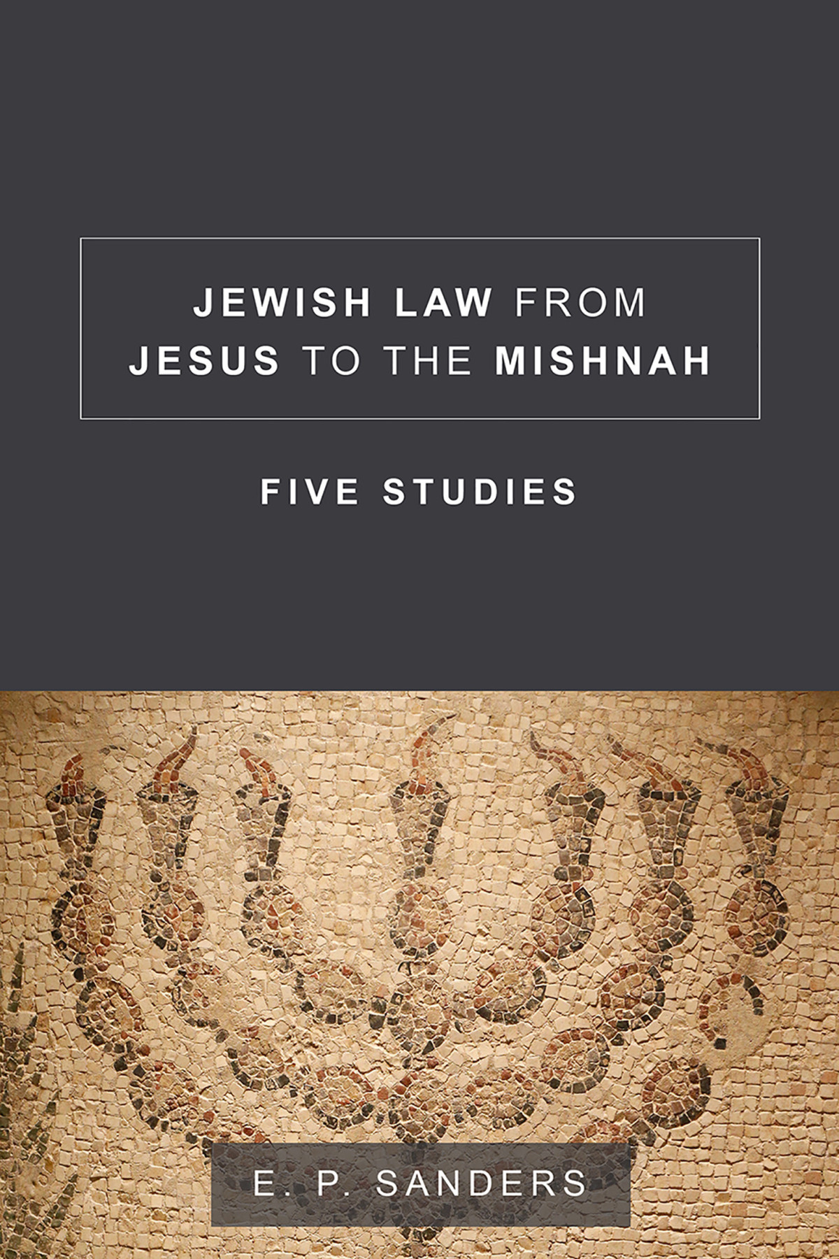 Jewish Law From Jesus To The Mishnah E P Sanders