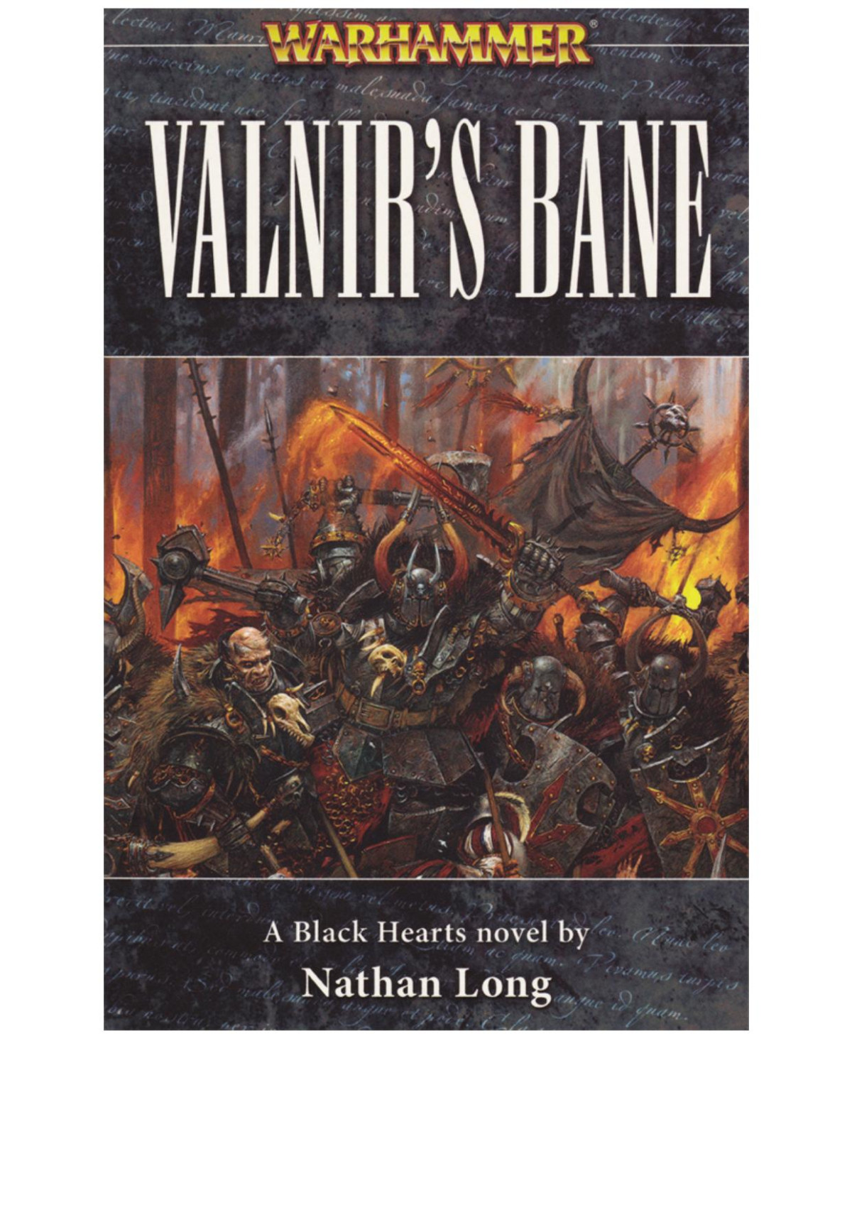 Warhammerblackhearts 02valnirs Bane Nathan Long
