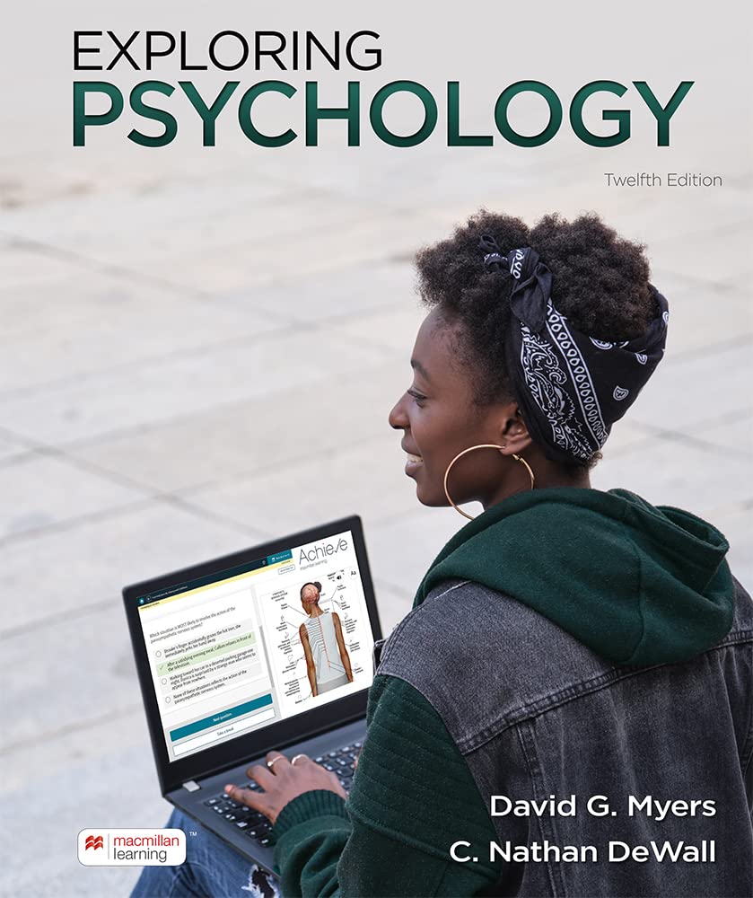 Exploring Psychology In Modules 12th Edition Twelfth David G Myers