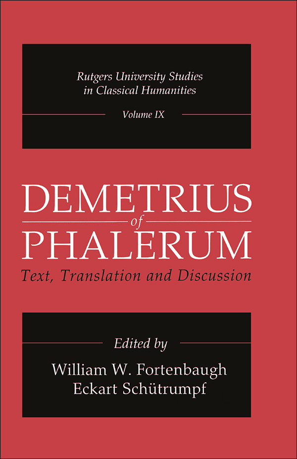 Demetrius Of Phalerum Eckart Schtrumpf