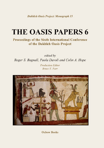 The Oasis Papers 6 Roger S Bagnallpaola Davolicolin A Hope