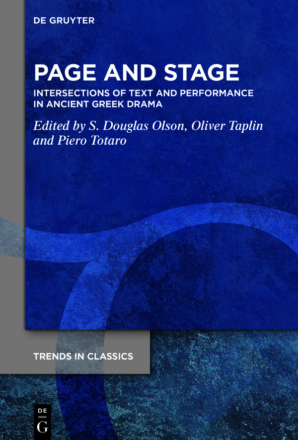 Page And Stage Stuart Douglas Olsonoliver Taplinpiero Totaro