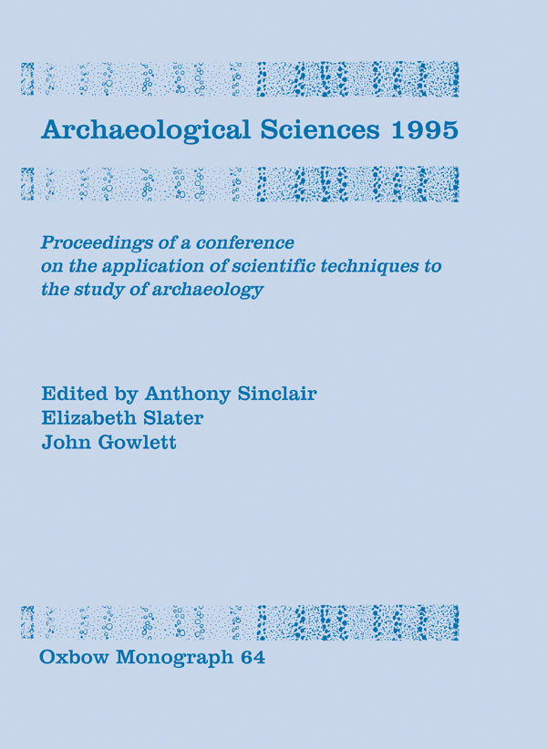 Archaeological Sciences 1995 Unknown