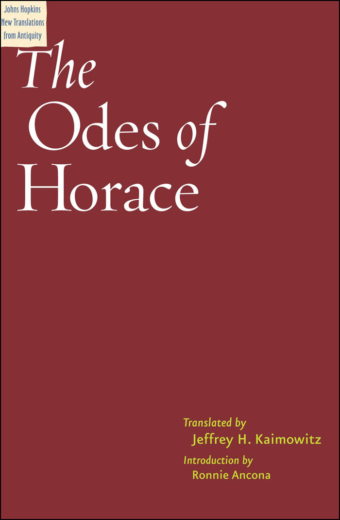 The Odes Of Horace Horace Quintus Horatius Flaccus