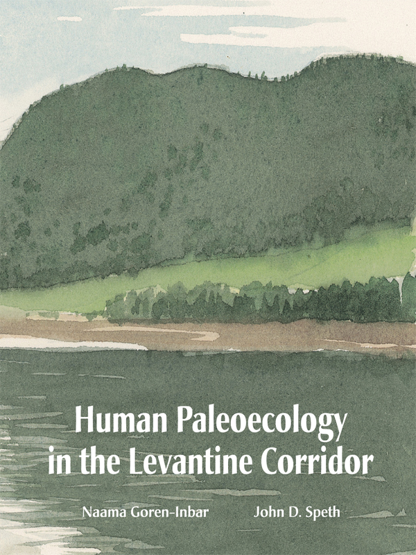Human Paleoecology In The Levantine Corridor Unknown