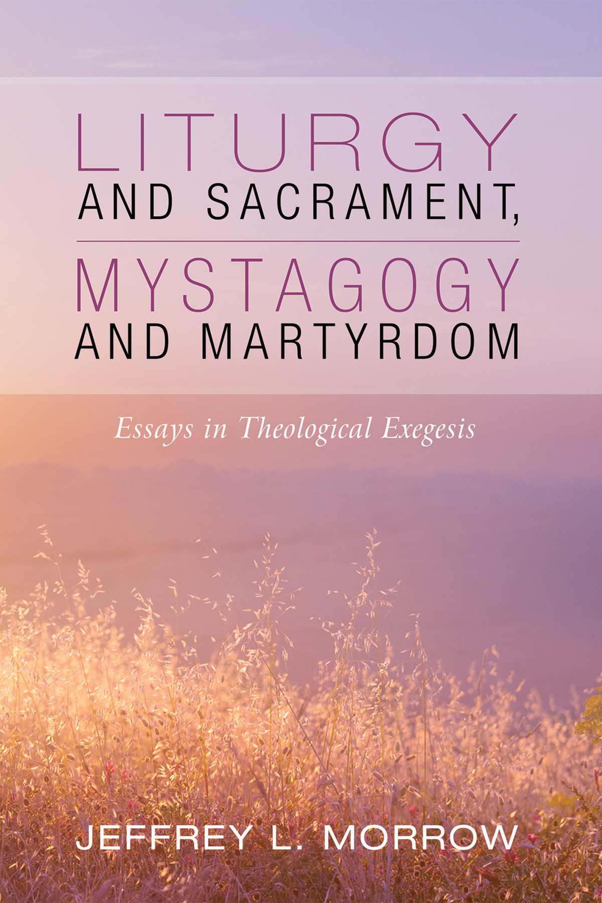 Liturgy And Sacrament Mystagogy And Martyrdom Jeffrey L Morrow