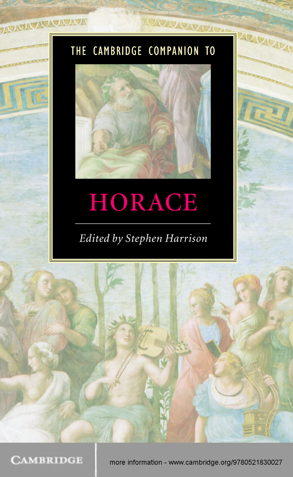 The Cambridge Companion To Horace Stephen Harrison Stephen Harrison