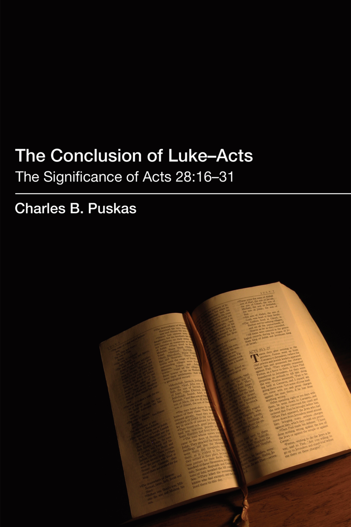 The Conclusion Of Lukeacts Charles B Puskas