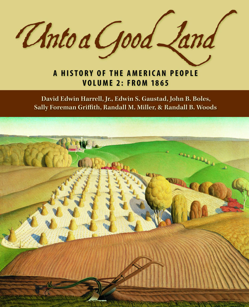 Unto A Good Land David Edwin Harrelledwin S Gaustadjohn B Bolessally Foreman Griffith