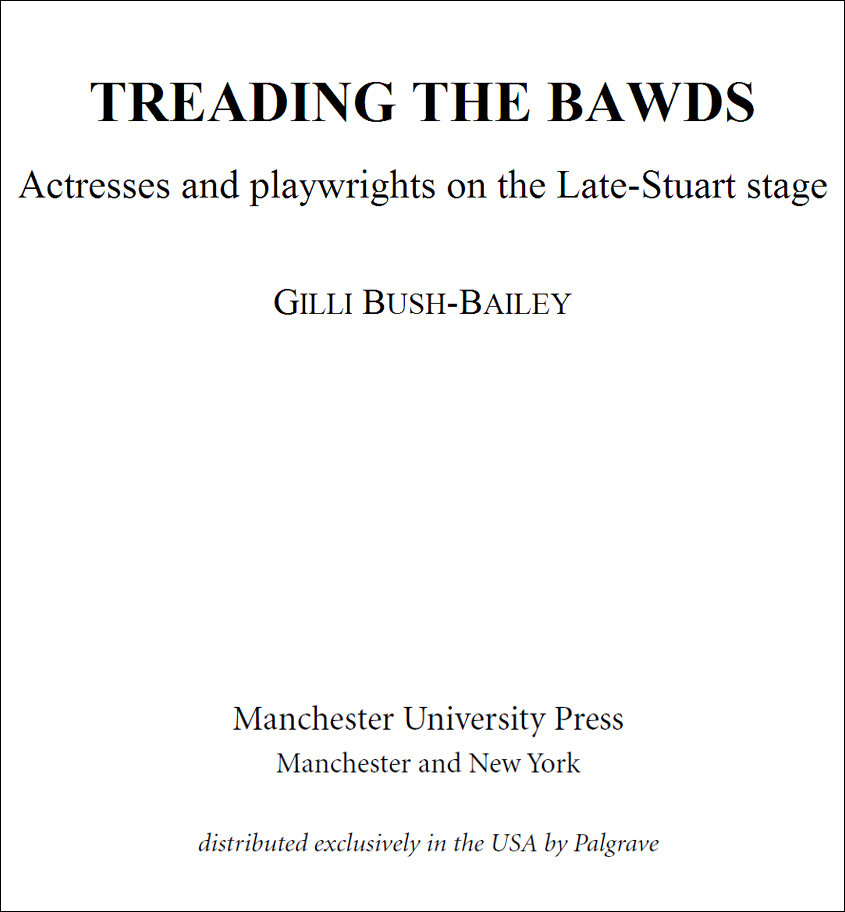 Treading The Bawds Gilli Bushbailey