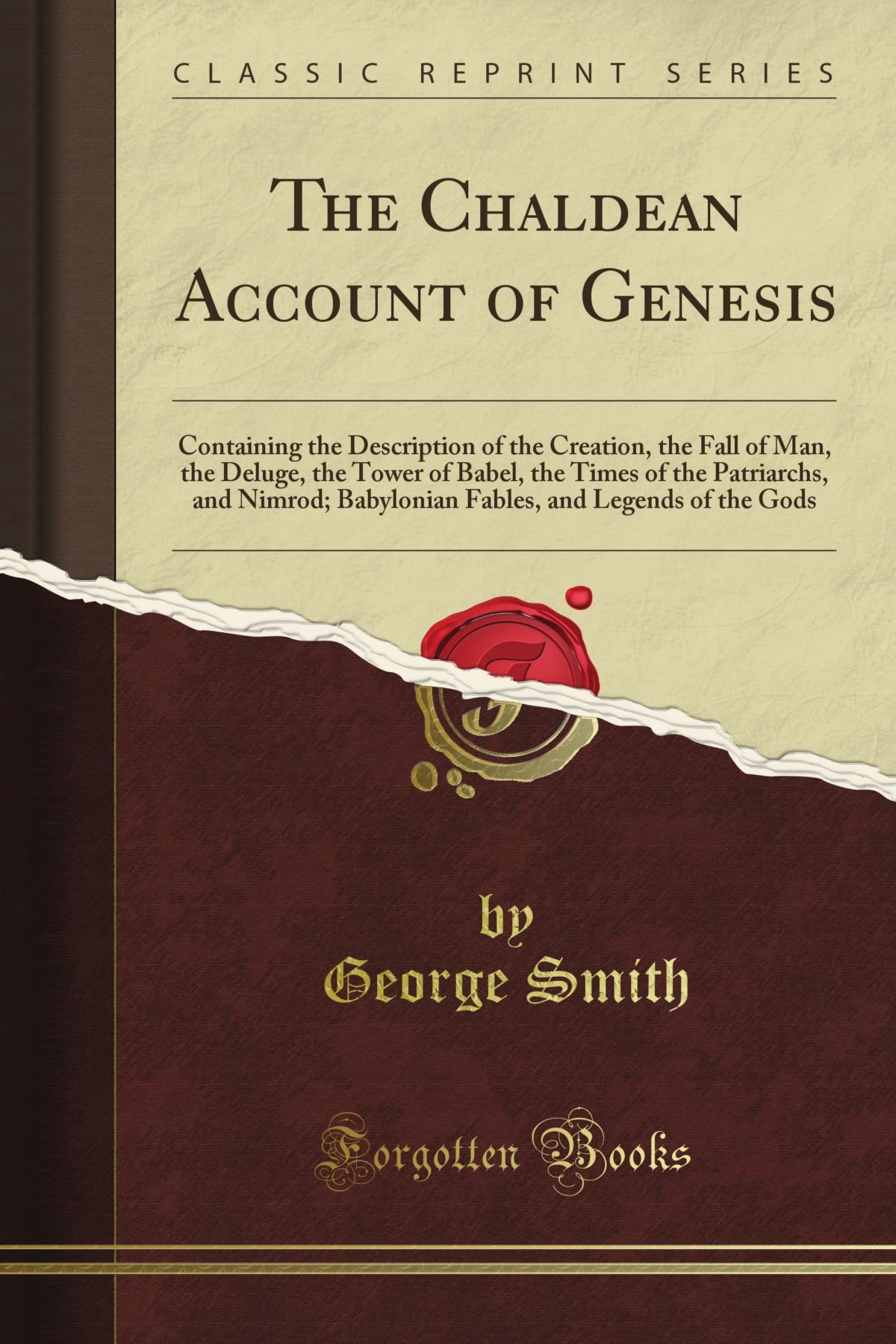 Chaldean Account Of Genesis Smith George