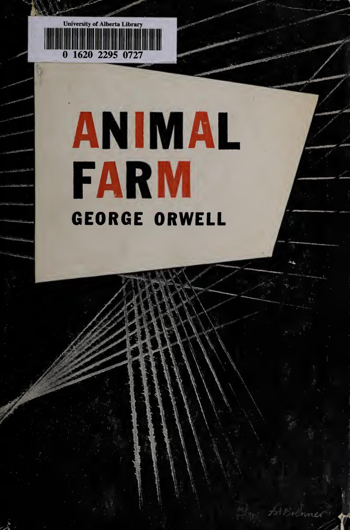 Animal Farm Orwell George